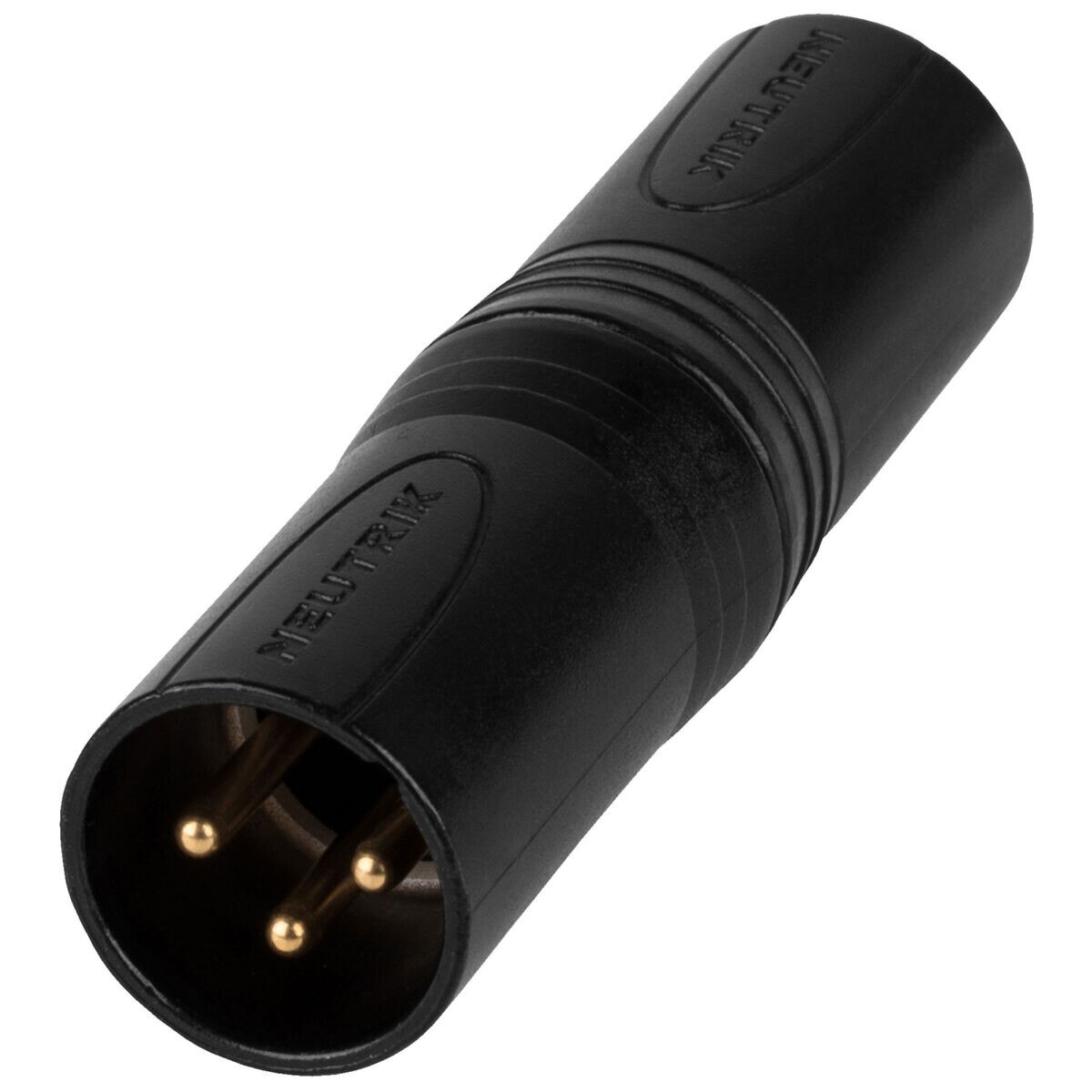 Neutrik NA3MMB 3 Pin XLR Male to Male Gender Changer Adapter